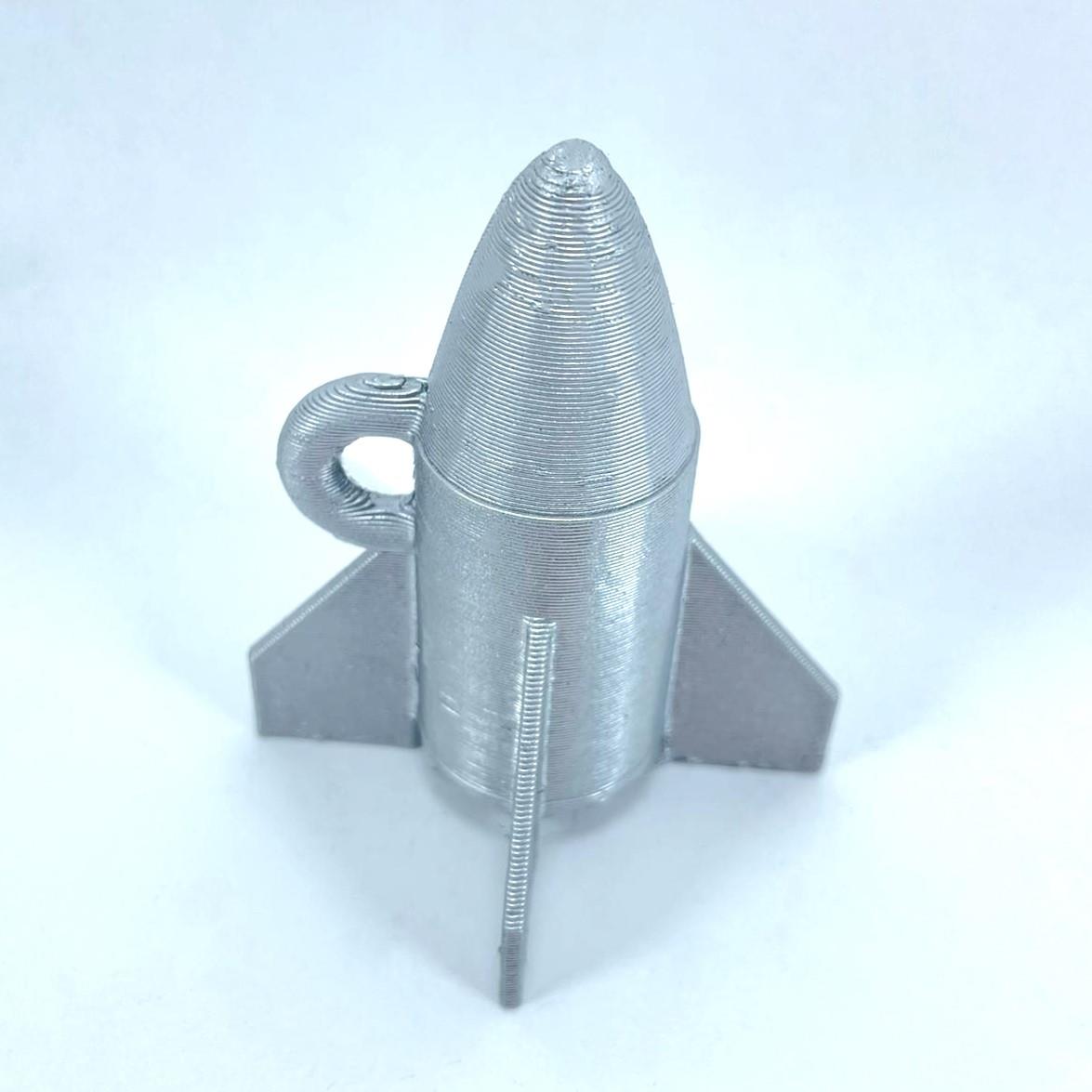 Rocket Ship Christmas Tree Bauble Decoration Ornament For Christmas Xmas Noel