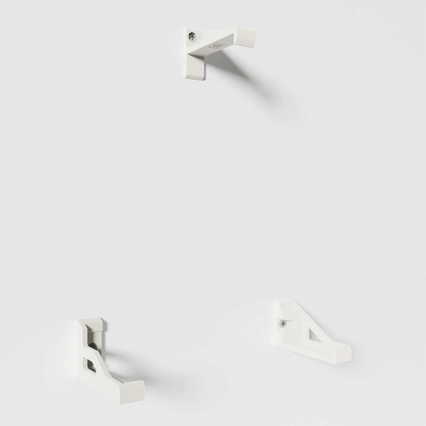 Xbox One Original Wall Mount Bracket Holders (Set of 3) - Left