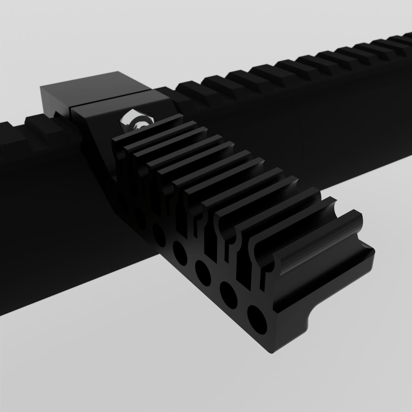 Picatinny Bolt Holder Quiver Accessory For Pistol Crossbow In Black ( 7+6 LEFT)