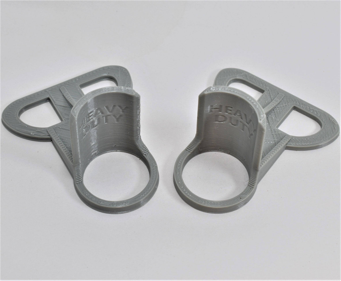 2 X Schwimmbad-Rohrhalter, pannensicher, reißfest, belastungsresistent (Standard Grau Gen 2)