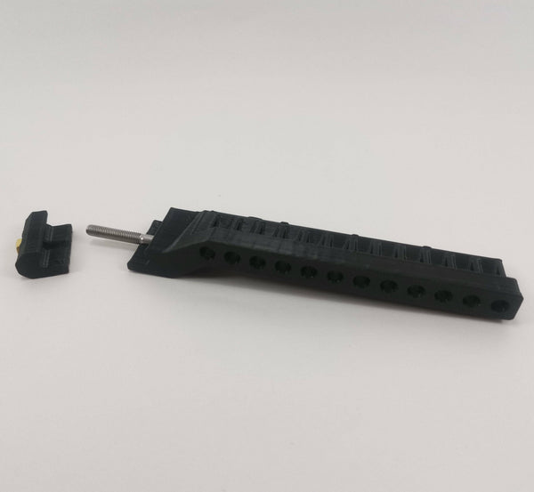 Picatinny Bolt Holder Quiver Accessory For Pistol Crossbow : Black