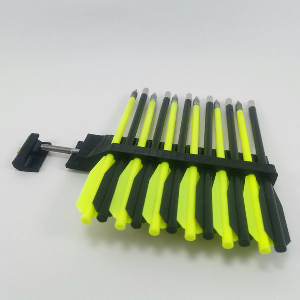 Picatinny Bolt Holder Quiver Accessory For Pistol Crossbow : Black