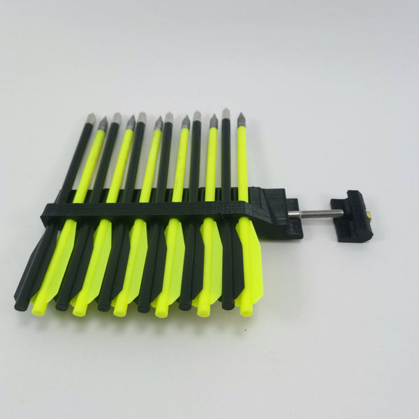 Picatinny Bolt Holder Quiver Accessory For Pistol Crossbow : Black