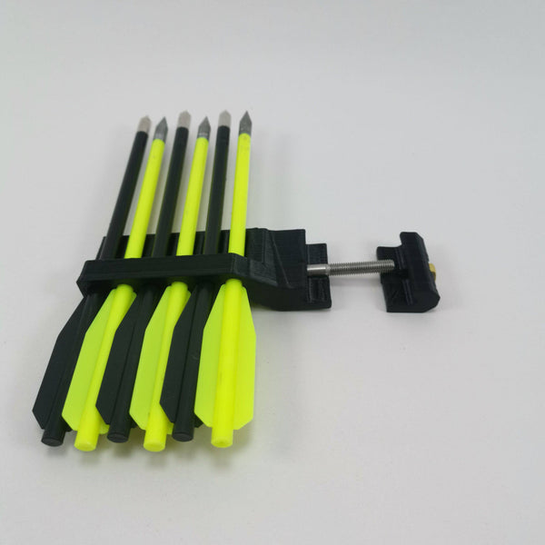 Picatinny Bolt Holder Quiver Accessory For Pistol Crossbow : Black