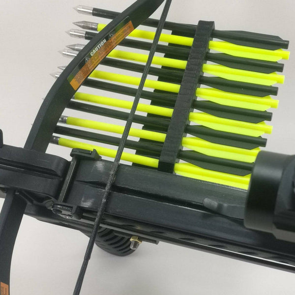 Picatinny Bolt Holder Quiver Accessory For Pistol Crossbow : Black