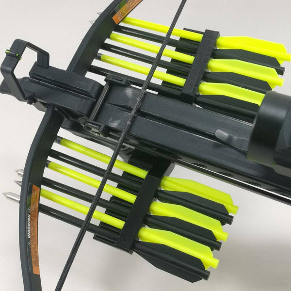 Picatinny Bolt Holder Quiver Accessory For Pistol Crossbow : Black