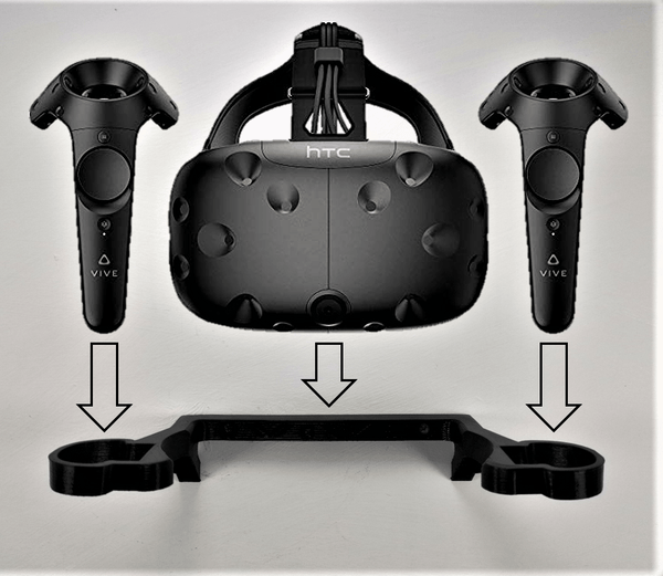 Htc Vive Headset & Controller Wall Bracket/Mount