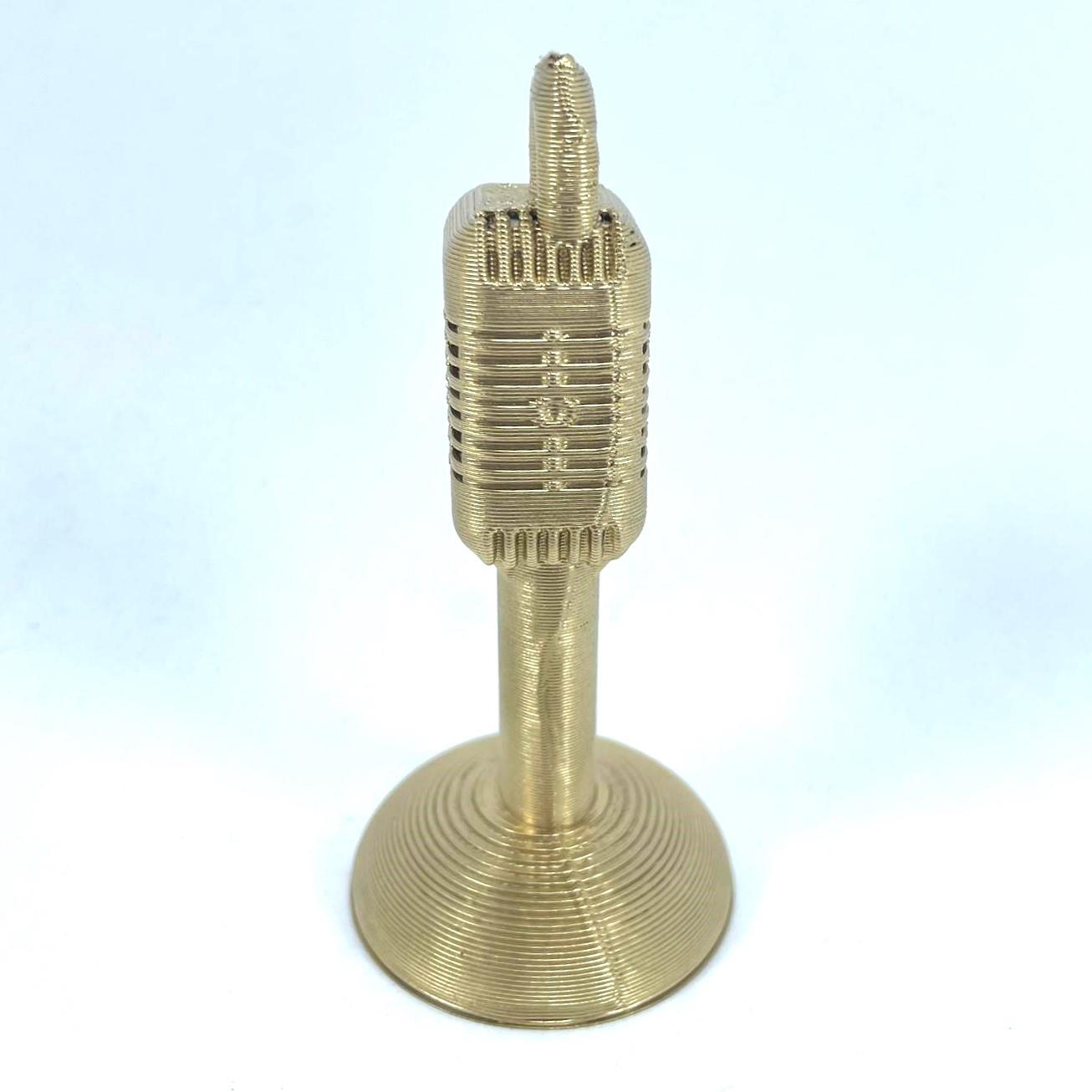 Retro Classic Microphone Christmas Tree Bauble Decoration Ornament For Xmas Noel