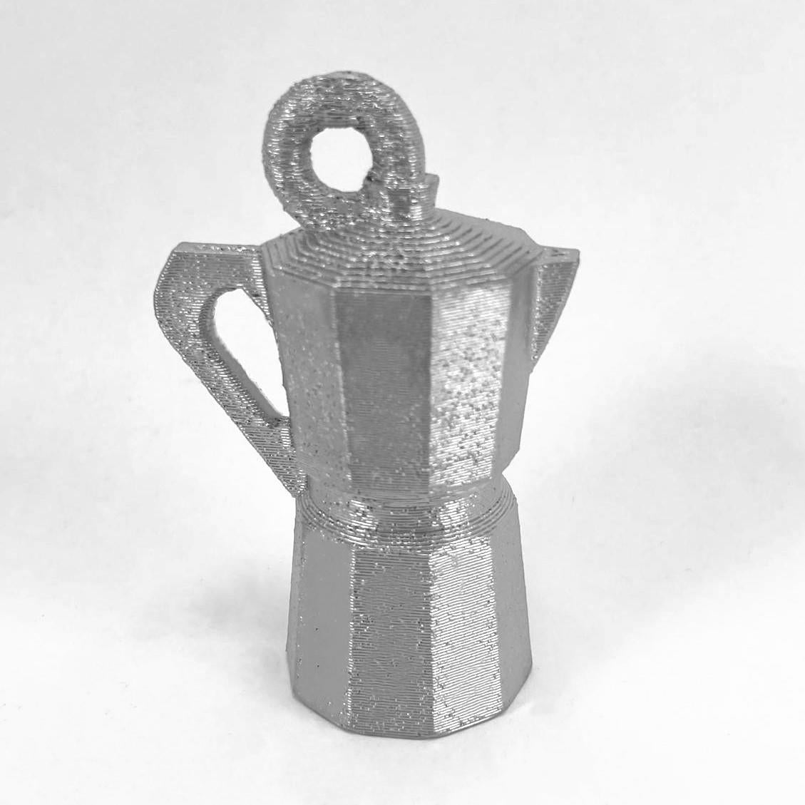 Stove Top Coffee Maker Cafetiere Christmas Tree Bauble Decoration Ornament For Xmas Noel
