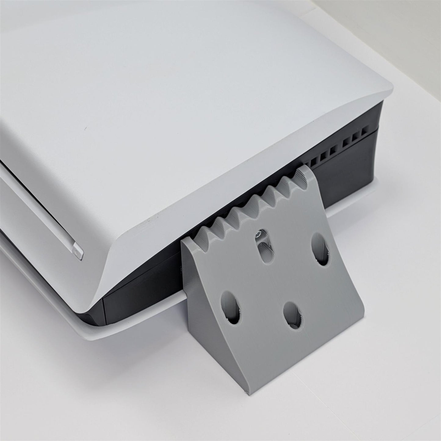 Wall Mount Compatible With PS5 Slim Digital Or Disc Bracket Holder Left Or Right Orientation