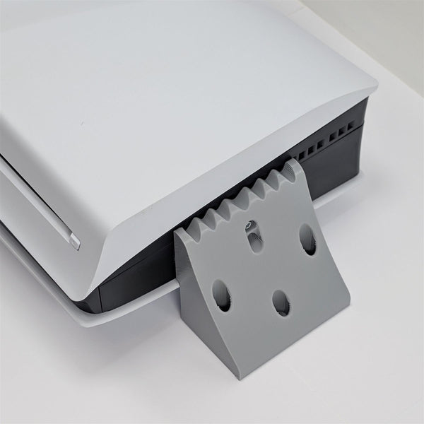 Wall Mount Compatible With PS5 Slim Digital Or Disc Bracket Holder Left Or Right Orientation