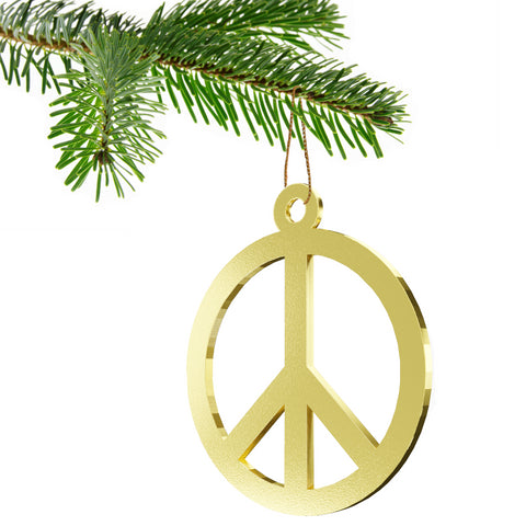 Peace Sign Christmas Tree Bauble Decoration Ornament For Christmas Xmas Noel