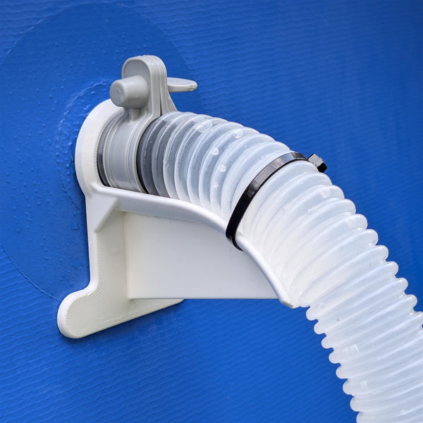 Swimming Pool Pipe Holder Support Curved (30-37mm) Anti Split Strain Tear Puncture Compatible With Intex & Bestway