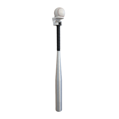 Baseball Bat And Ball Wall Mount Holder Bracket Display Stand