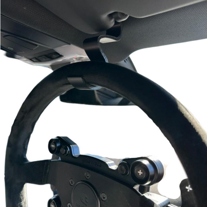 Quick Release Steering Wheel Hanger Hook Mount Clip For Sun Visors Universal