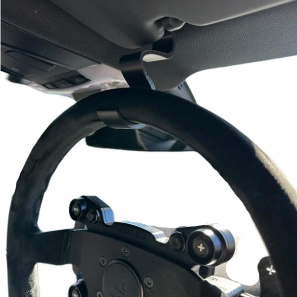 Quick Release Steering Wheel Hanger Hook Mount Clip For Sun Visors Universal
