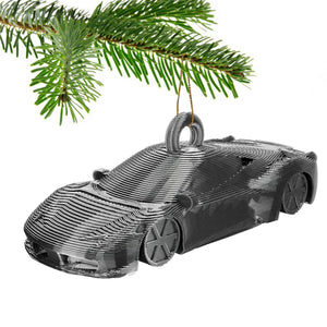 458 Sports Car Christmas Tree Bauble Decoration Ornament For Christmas Xmas Noel