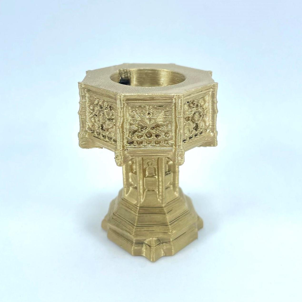 Church Font Christmas Tree Bauble Decoration Ornament For Christmas Xmas Noel