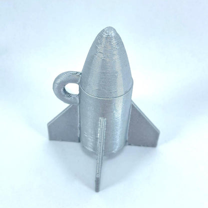 Rocket Ship Christmas Tree Bauble Decoration Ornament For Christmas Xmas Noel