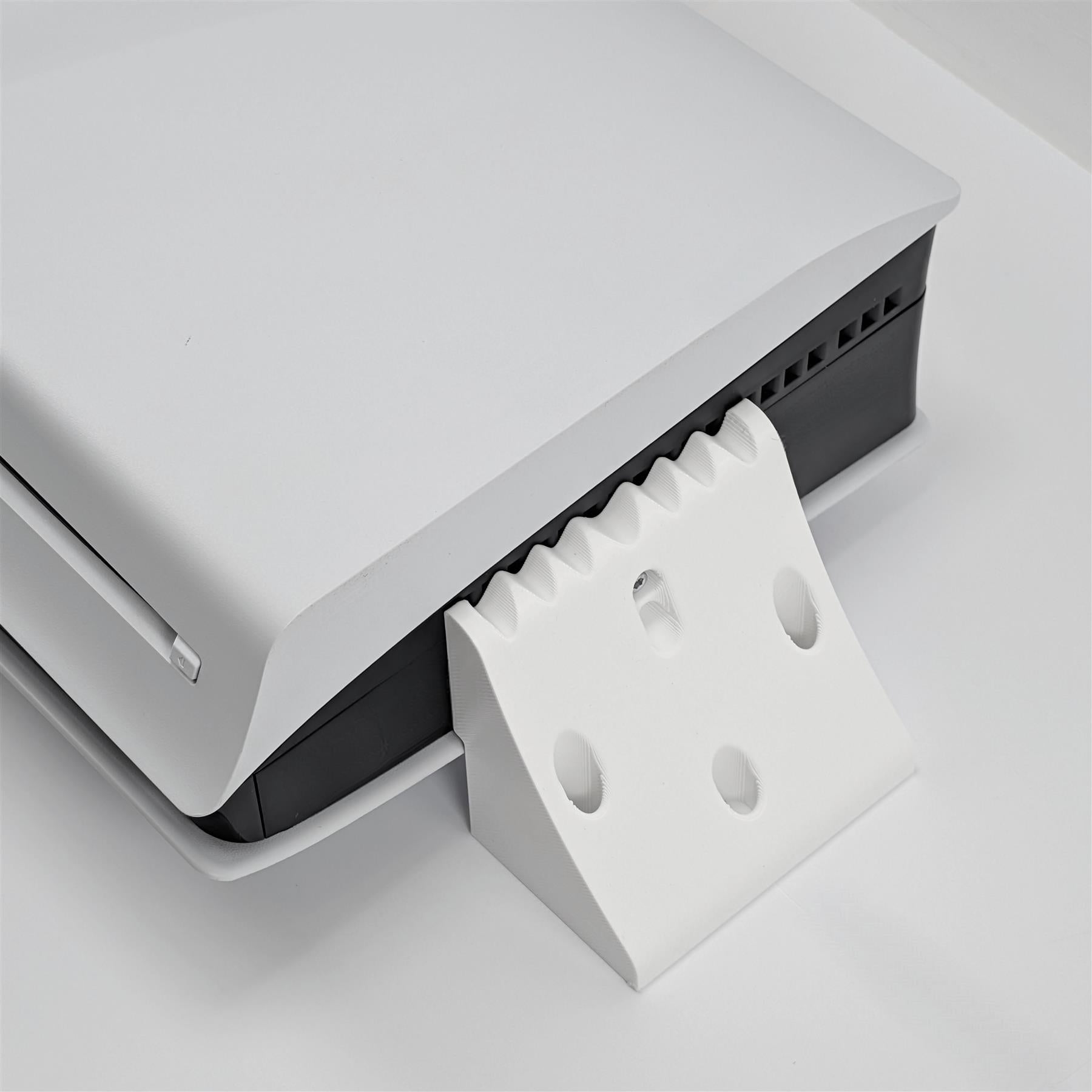 Wall Mount Compatible With PS5 Slim Digital Or Disc Bracket Holder Left Or Right Orientation