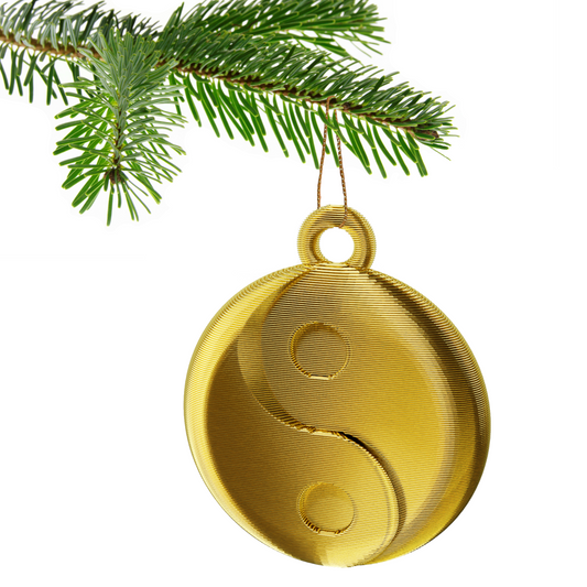 Yin und Yang Weihnachtsbaumkugel Dekoration Ornament für Weihnachten Xmas Noel