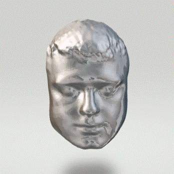 3D Portrait Scan (Kent) + 3D Model Face (18cm)