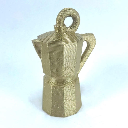 Stove Top Coffee Maker Cafetiere Christmas Tree Bauble Decoration Ornament For Xmas Noel