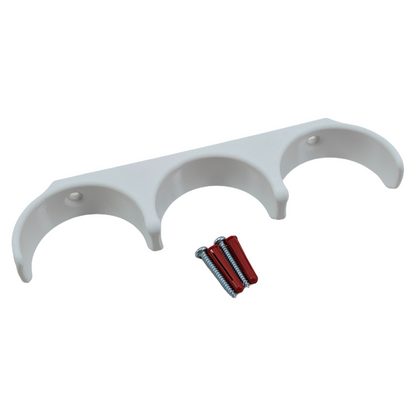 Padel Ball Wall Mount - Triple Ball Quick-Slot Storage Rack