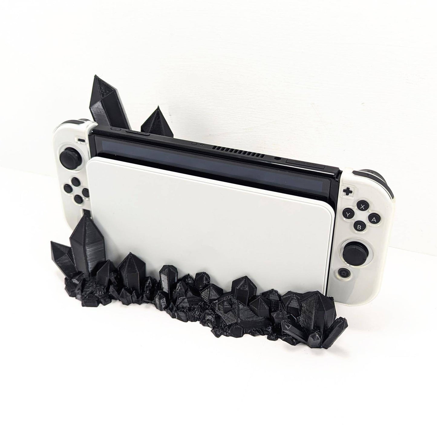 Stand For Switch Dock Console Crystal Holder Station Skin Scene Display - OLED Version