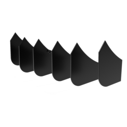GT86 BRZ FRS Rear Diffuser Kit Standard (6 Fin)