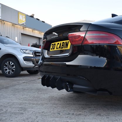 Jaguar XE (X760) Rear Diffuser Fins - Kit For Rear Bumper (2015 - 18)