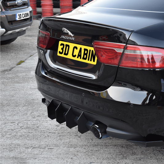Jaguar XE (X760) Heckdiffusor-Finnen – Kit für die Heckstoßstange (2015–18)
