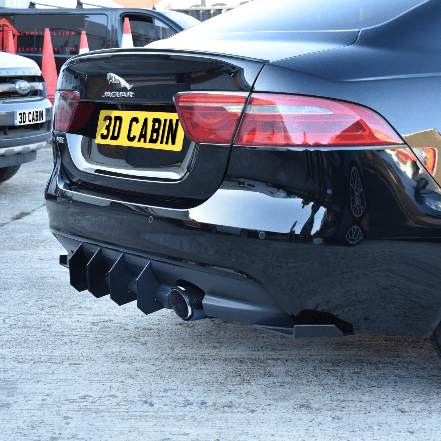 Jaguar XE (X760) Rear Diffuser Fins - Kit For Rear Bumper (2015 - 18)