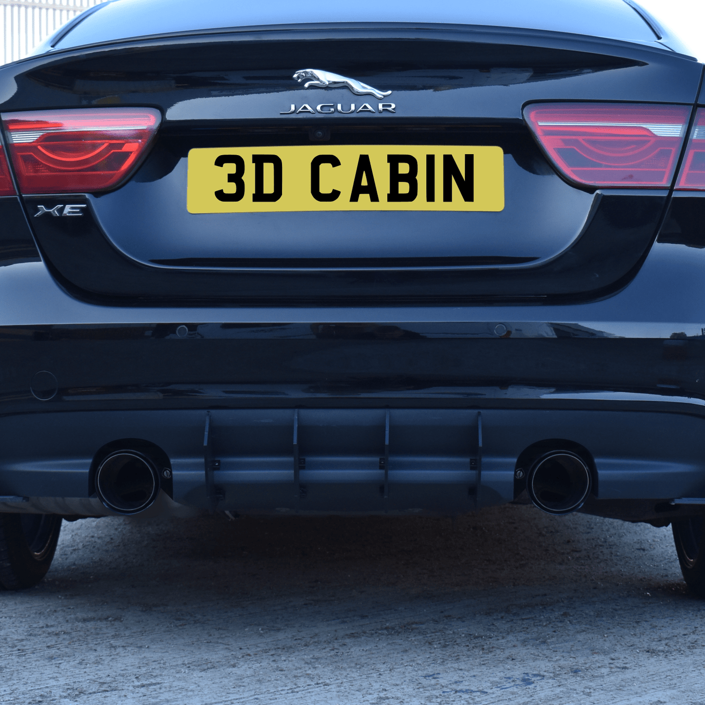 Jaguar XE (X760) Rear Diffuser Fins - Kit For Rear Bumper (2015 - 18)