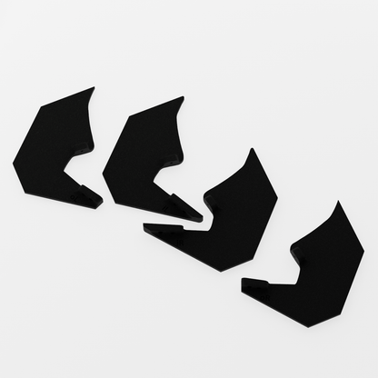 Jaguar XE (X760) Rear Diffuser Fins - Kit For Rear Bumper (2015 - 18)