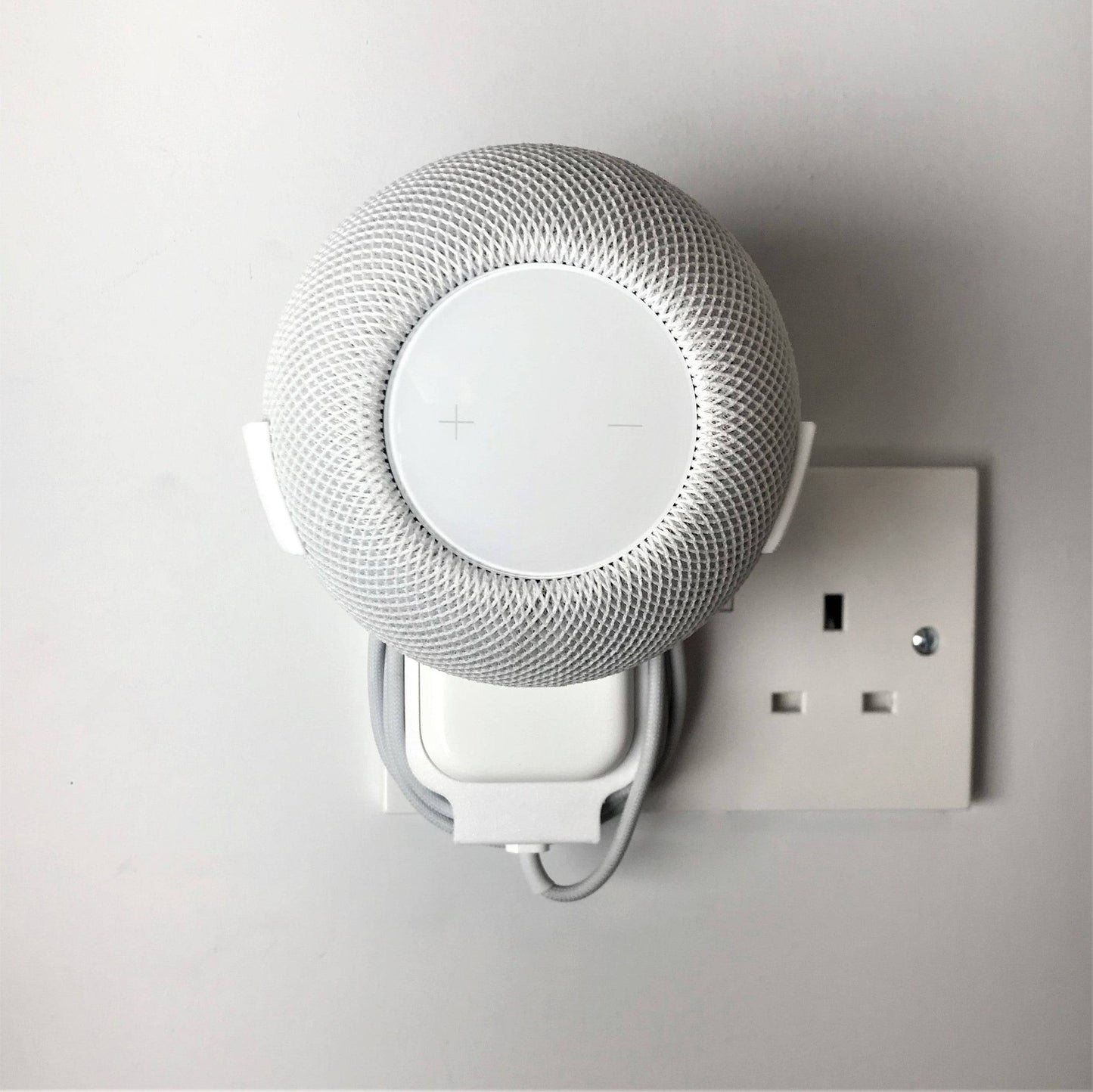 3DCabin Plug Mount Bracket Holder Holster Compatible With Apple HomePod Mini Siri