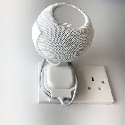 3DCabin Plug Mount Bracket Holder Holster Compatible With Apple HomePod Mini Siri