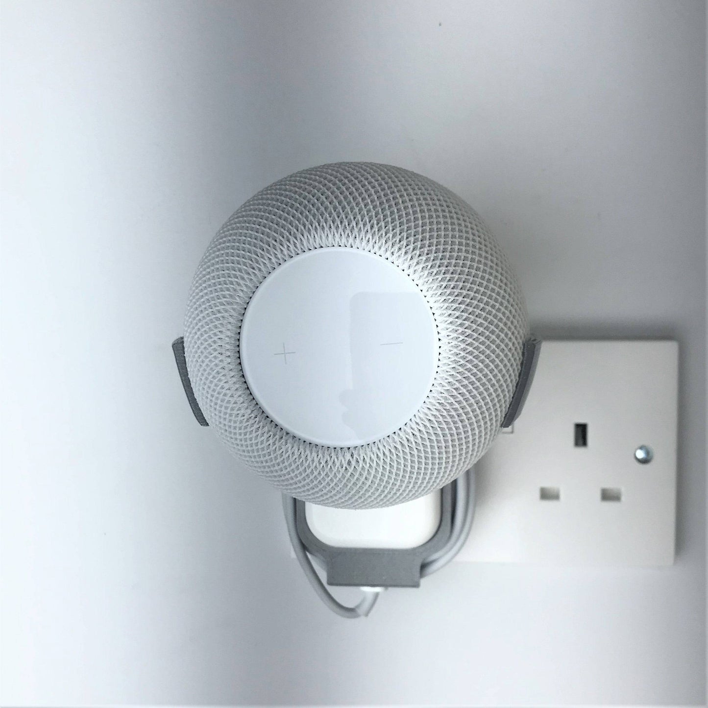 3DCabin Plug Mount Bracket Holder Holster Compatible With Apple HomePod Mini Siri