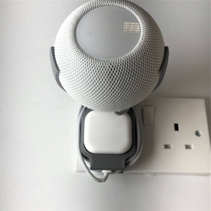 3DCabin Plug Mount Bracket Holder Holster Compatible With Apple HomePod Mini Siri