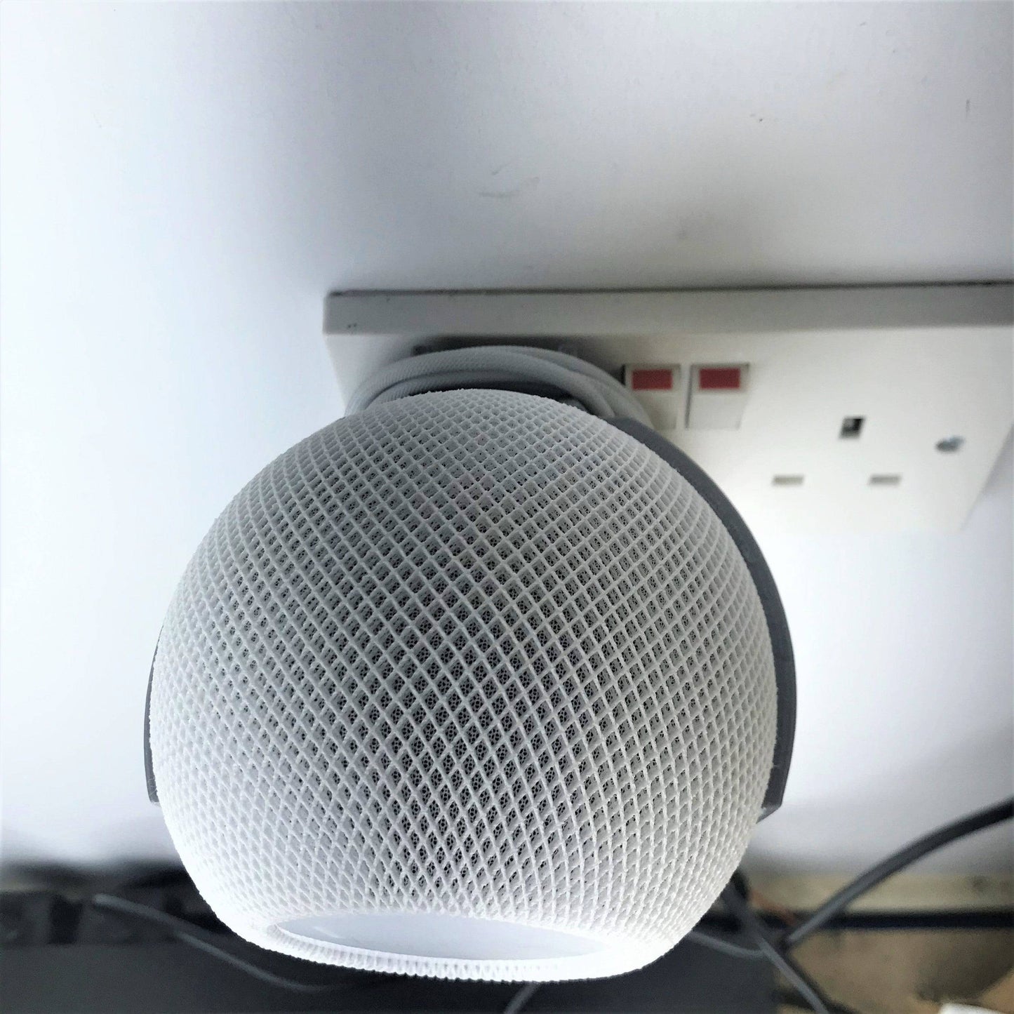 3DCabin Plug Mount Bracket Holder Holster Compatible With Apple HomePod Mini Siri