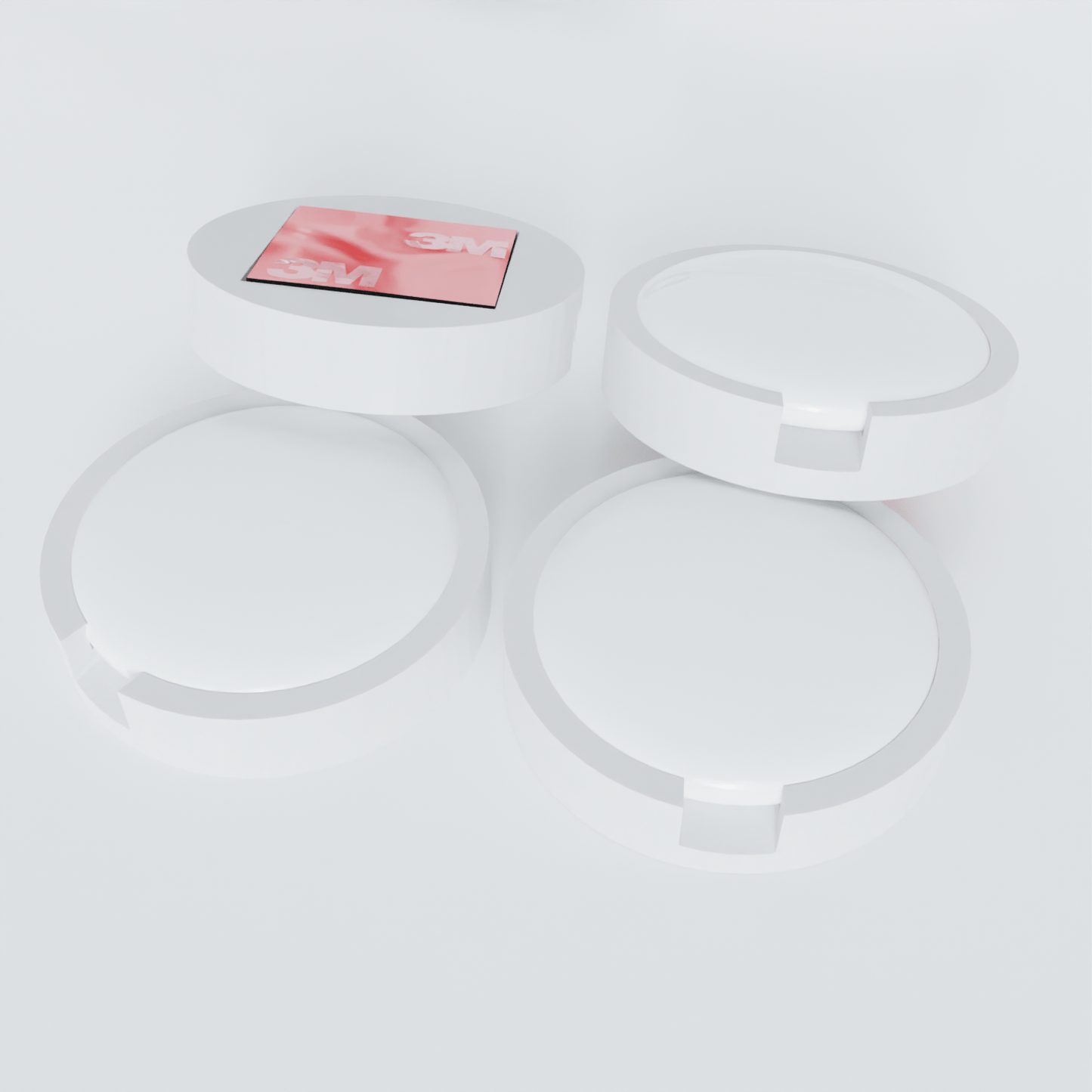 AirTag Stick On Mount Holder Bracket Clip (4 Pack) With 3M VHB Tape For Smart Tracking Device