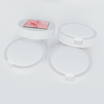 AirTag Stick On Mount Holder Bracket Clip (4 Pack) With 3M VHB Tape For Smart Tracking Device