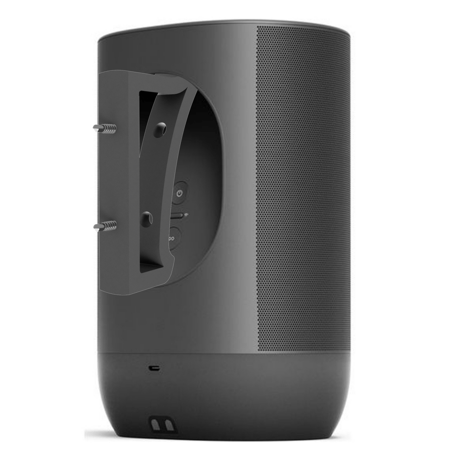 Wall Mount Bracket Holder For Sonos Move Portable Speaker - Charging Enabled