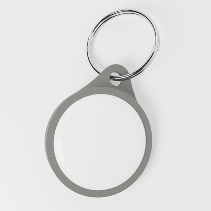 AirTag Keyring Holder Attachment (4 PACK) Low Profile For Tracking Device - Pop Fit - Various Colours