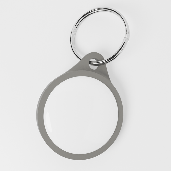 AirTag Keyring Holder Attachment (4 PACK) Low Profile For Tracking Device - Pop Fit - Various Colours