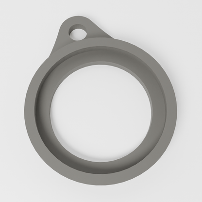 AirTag Keyring Holder Attachment (4 PACK) Low Profile For Tracking Device - Pop Fit - Various Colours