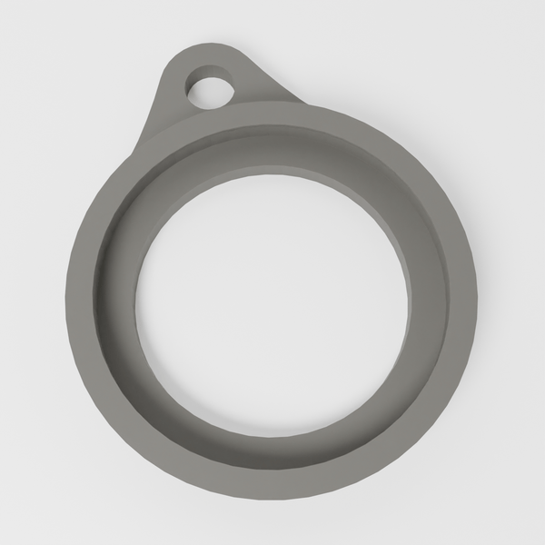 AirTag Keyring Holder Attachment (4 PACK) Low Profile For Tracking Device - Pop Fit - Various Colours