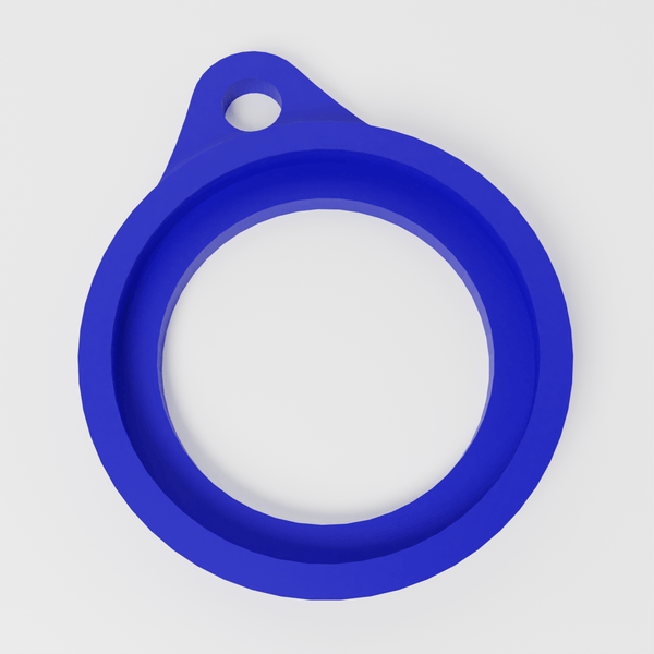 AirTag Keyring Holder Attachment (4 PACK) Low Profile For Tracking Device - Pop Fit - Various Colours