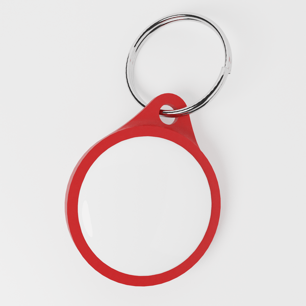 AirTag Keyring Holder Attachment (4 PACK) Low Profile For Tracking Device - Pop Fit - Various Colours