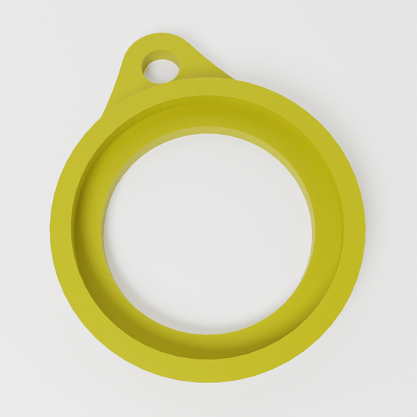 AirTag Keyring Holder Attachment (4 PACK) Low Profile For Tracking Device - Pop Fit - Various Colours